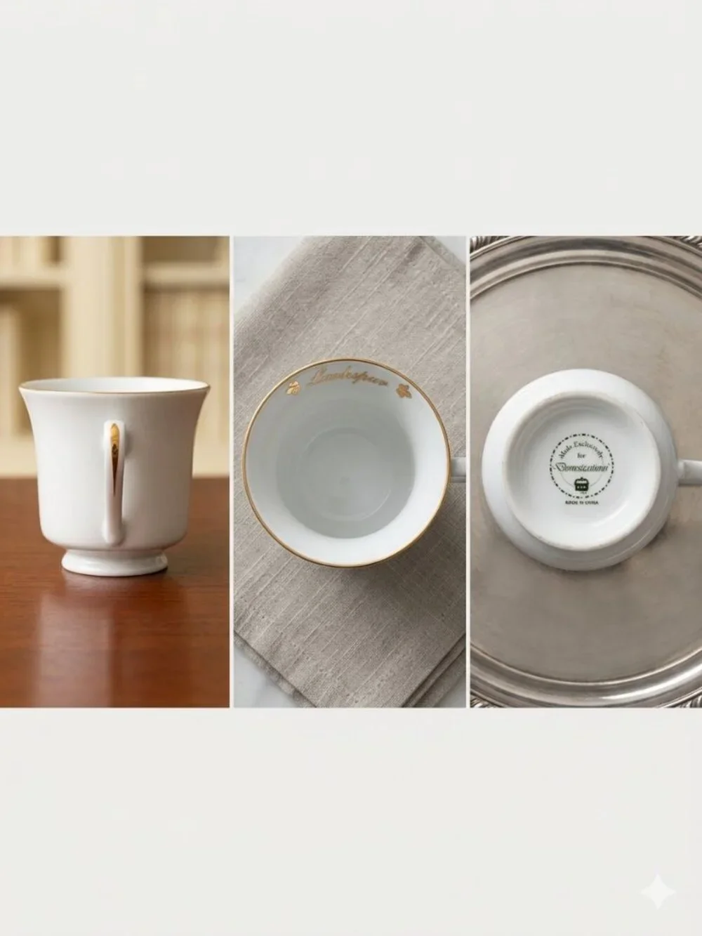 Vintage Larkspur‎ Flower of the Month Tea Cup - July